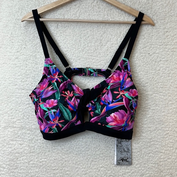 NWT Heat Paradise Nights Womens Bikini High Waist Two Piece Swimsuit 18W PLUS - Picture 3 of 13